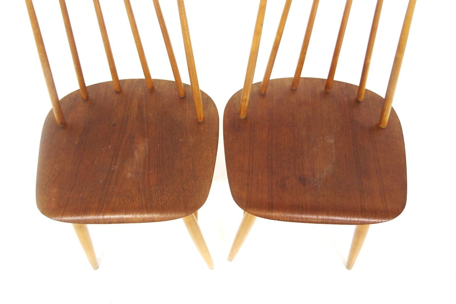 Fanett Teak Chairs By Ilmari Tapiovaara For Edsby Verken, 1960, Set Of 2 photo for sale