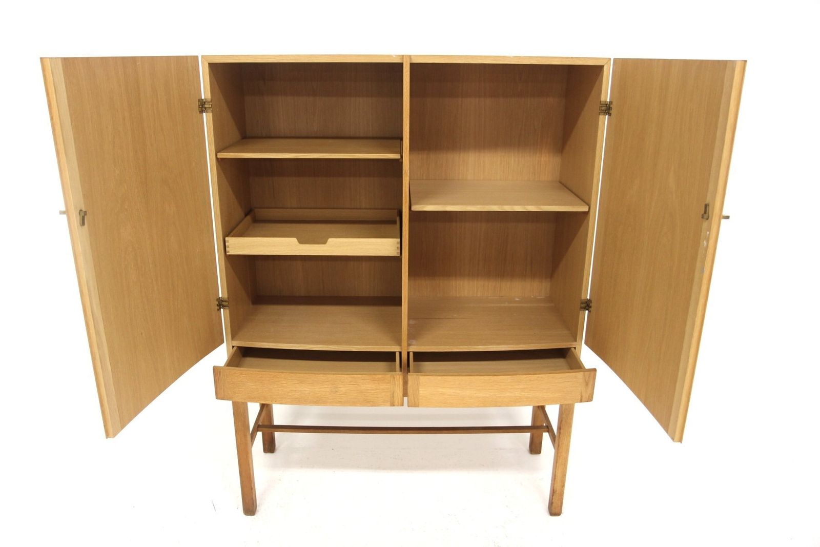 Scandinavian Oak Wardrobe By Gunnar Myrstrand For Källemo Möbelfab, Sweden, 1960 photo furniture
