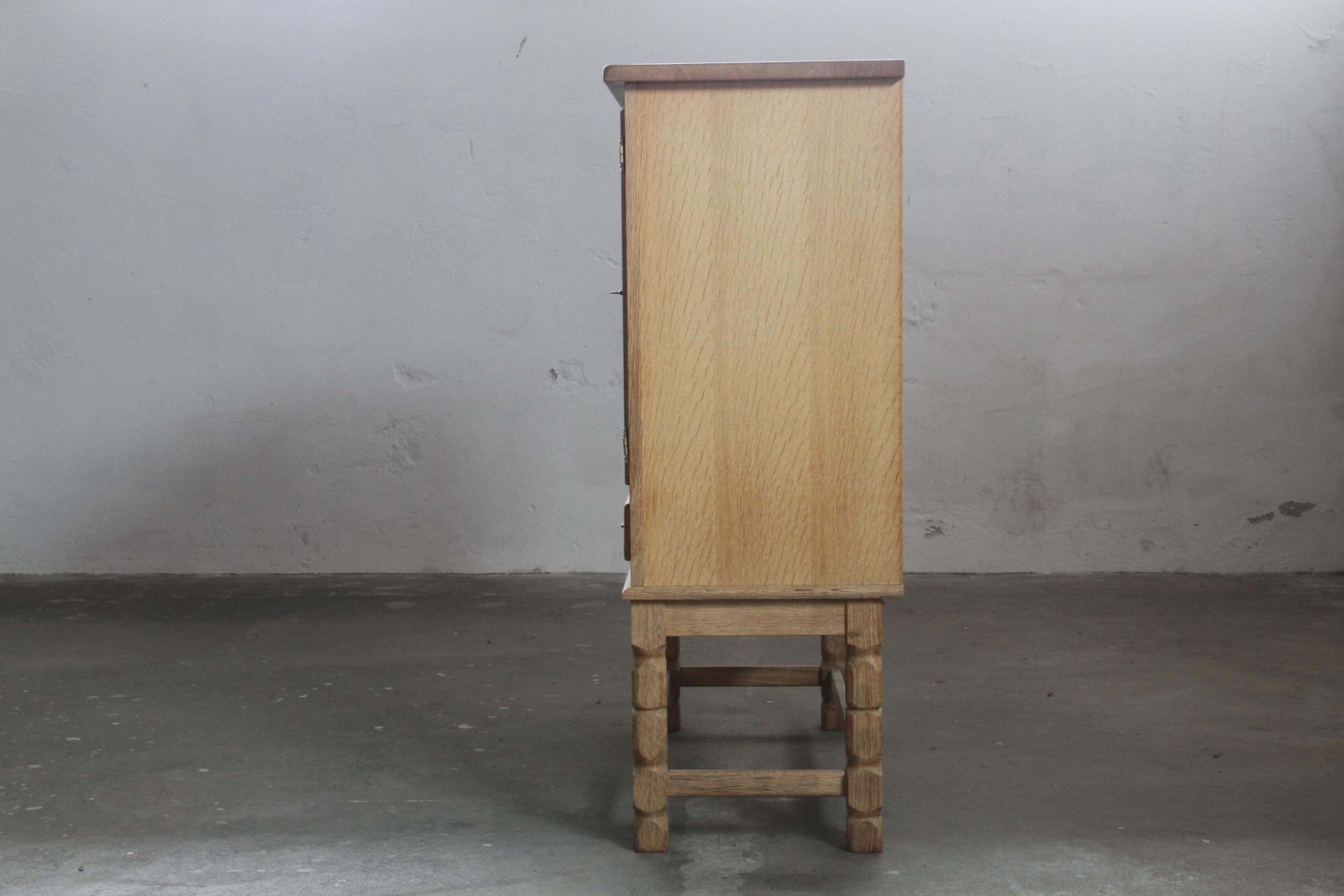 2390.0 Vintage 1994 Danish Modern Oak Cabinet In The Style Of Henning Kjærnulf photo