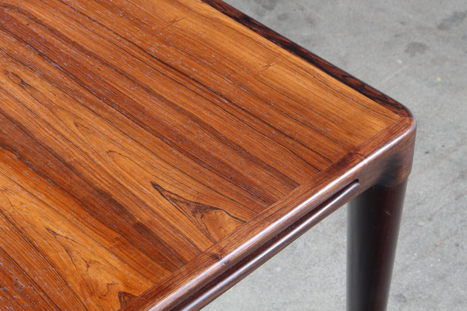 Furniture Vintage 1960s Rosewood Coffee Table, B.C. Møbler Vejle, Denmark photo