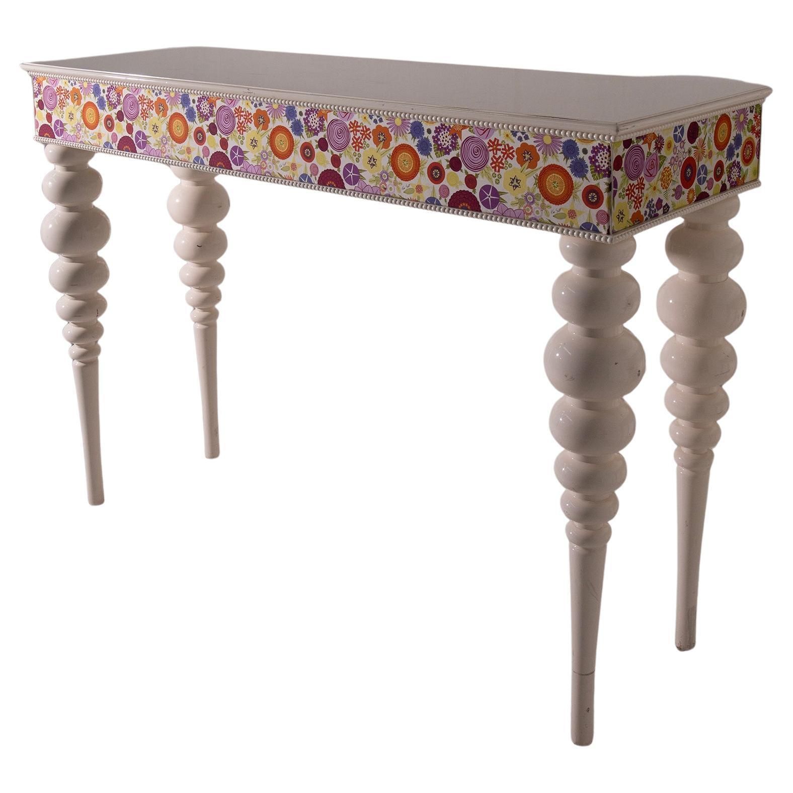 Italian Space Age Cocktail Console By Ken Scott With Original Fabric