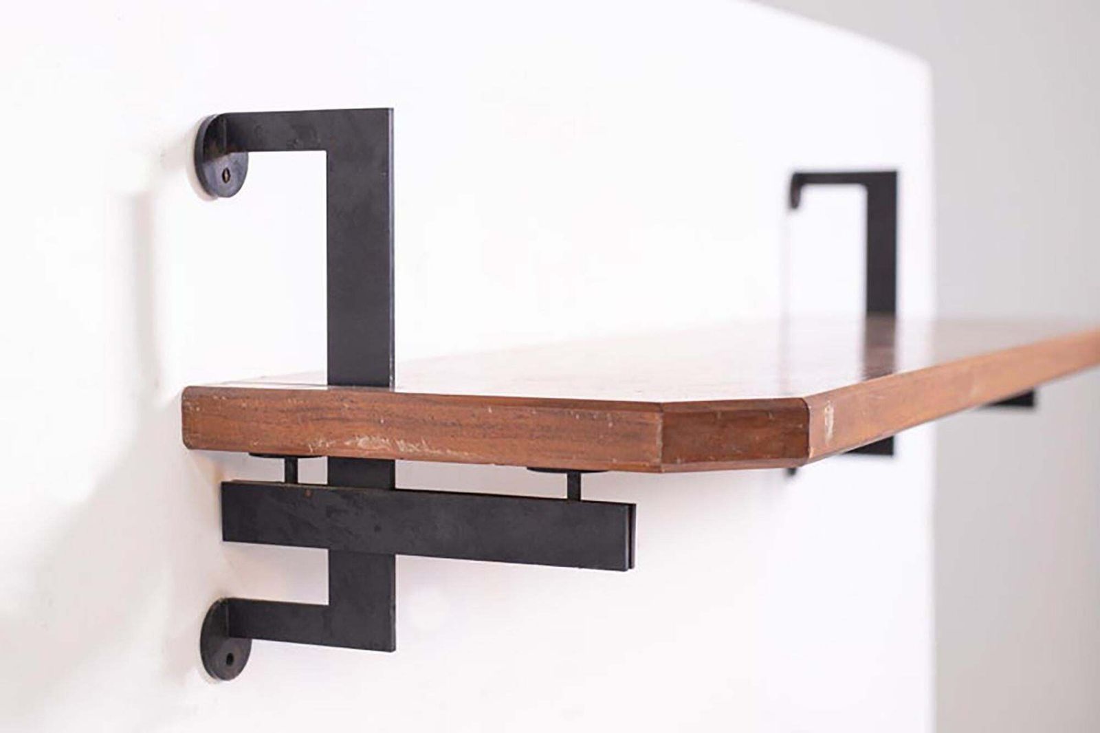 Modular Italian Bookcase Made Of Shelves And Brackets By Studio Bbpr Attr. photo vinterior