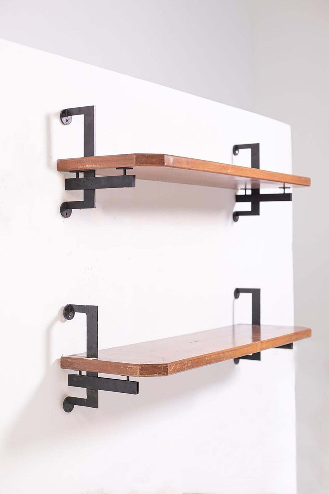 photo for sale Modular Italian Bookcase Made Of Shelves And Brackets By Studio Bbpr Attr.