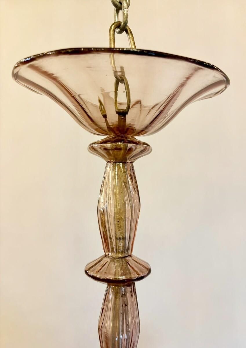 Zecchin Murano Chandelier With 6 Arms Of Lights, Circa 1980 photo Lighting