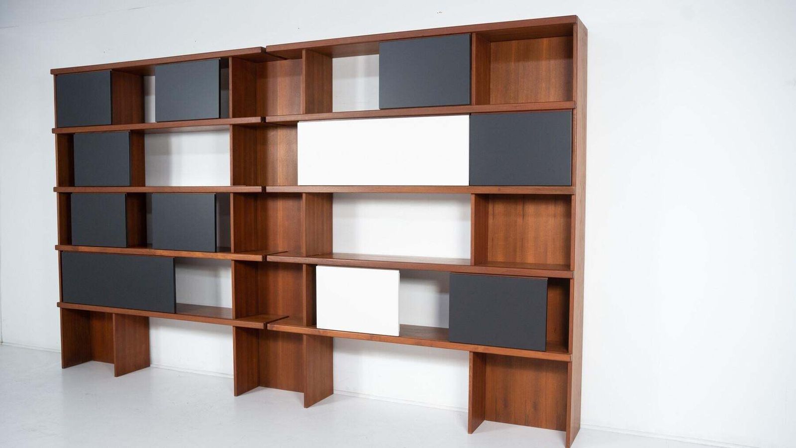 Mid Century Bookcase By Ilmari Tapiovaara, La Permanente Mobili Cantu, 1950s photo vinterior