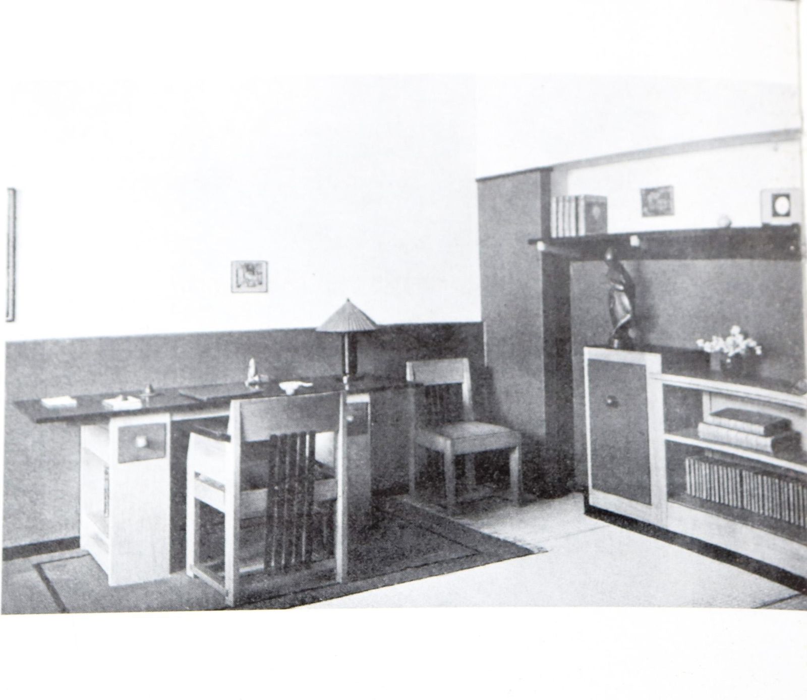 photo for sale Art Deco Modernist Desk Or Writing Table By Hendrik Wouda For Pander, 1920s