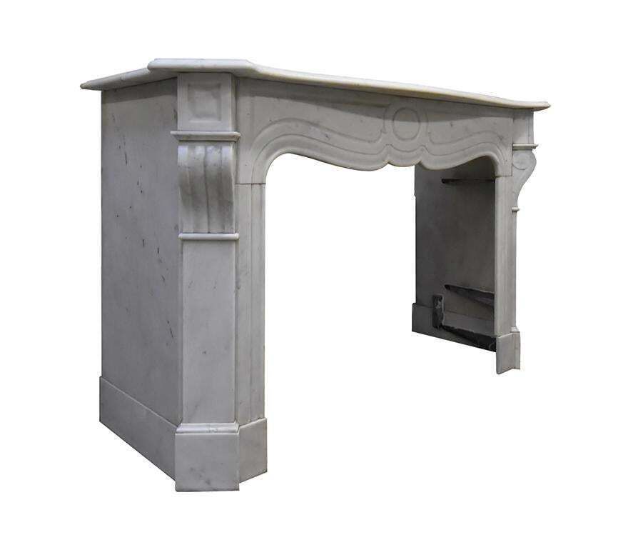 Carrara Marble Fireplace Mantel 19th Century photo furniture