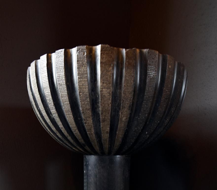 Antique Baptismal Font Made From Bluestone 19 Th Century photo Garden Decor