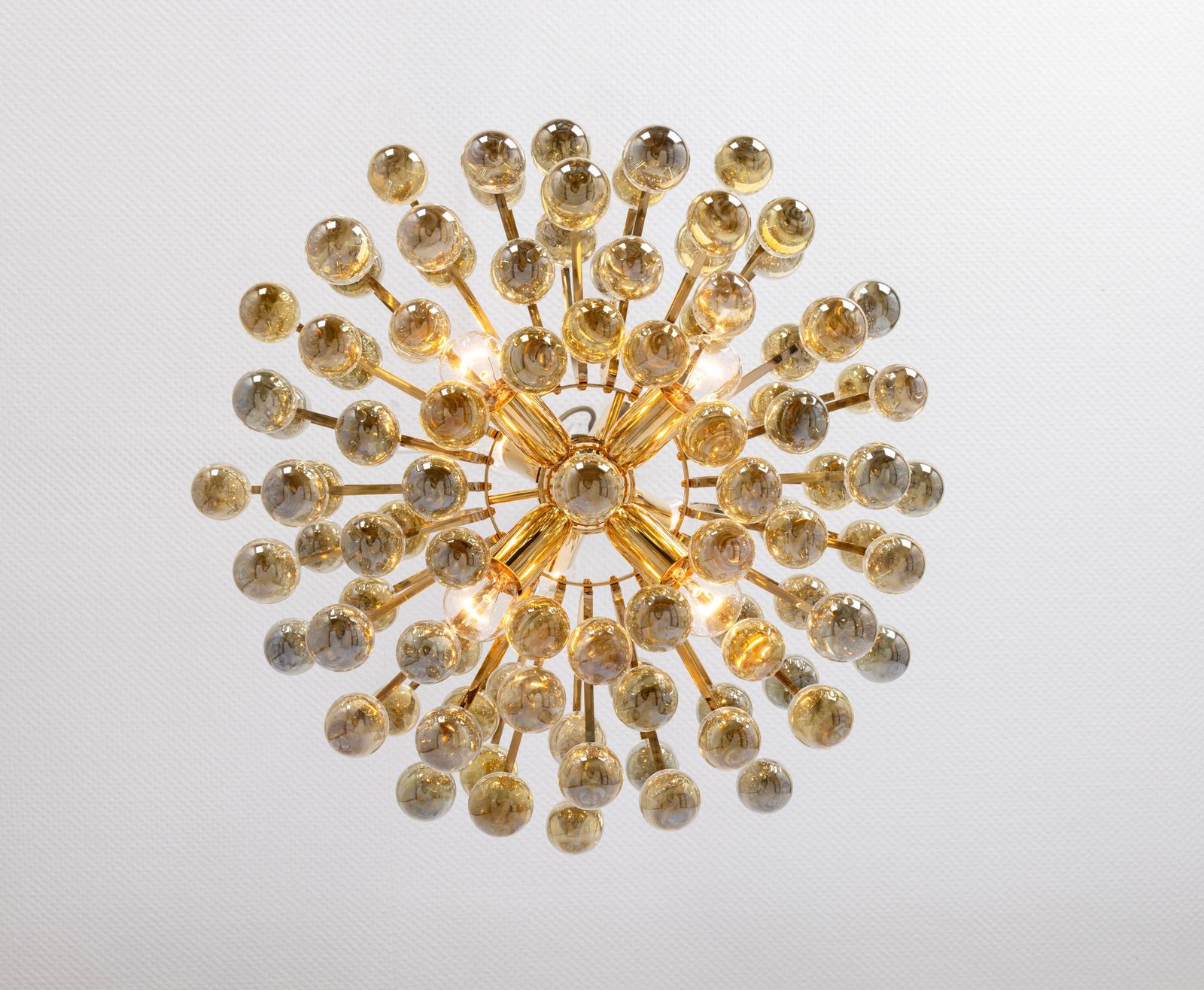 Large Murano Glass Tear Drop Chandelier, Christoph Palme, Germany, 1970s photo vintage