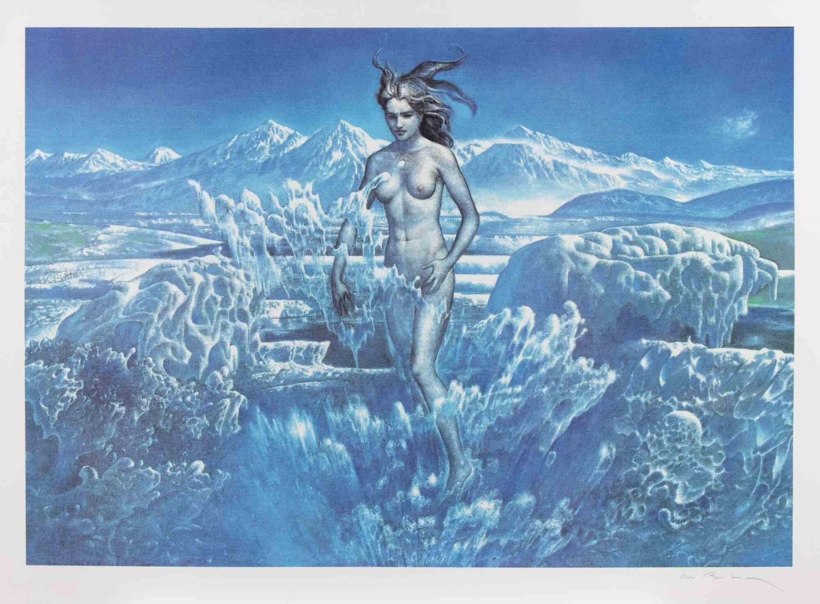 Nino La Barberathe Birth Of Venus   Lithograph By Nino La Barbera   1990s1990s