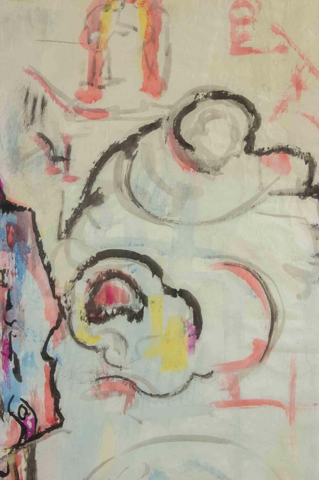 Sirio Pellegriniworker   Watercolor By Sirio Pellegrini   1960s1960s photo for sale