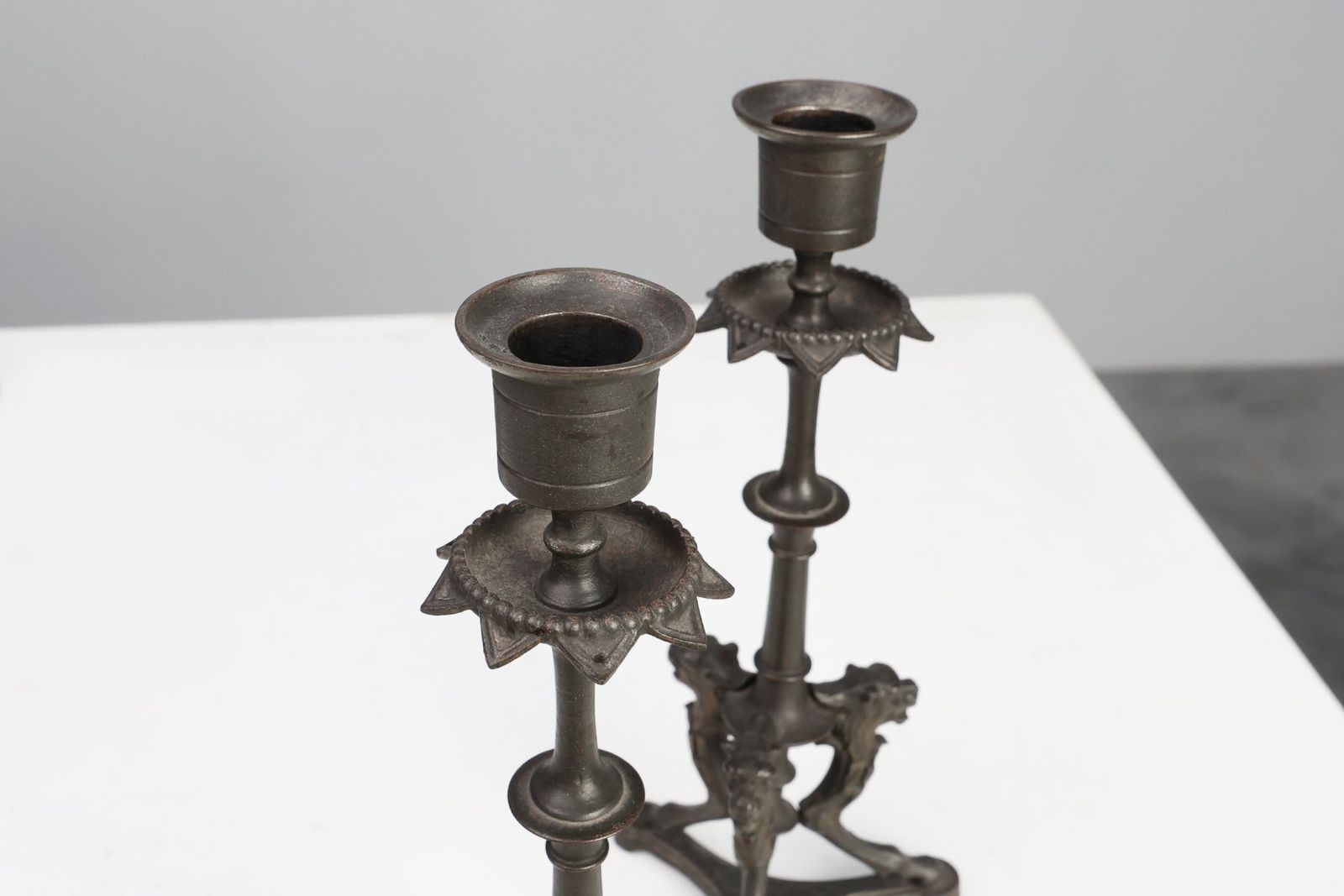 photo furniture Crucifix And Candlesticks By P.L. Vombach, Germany, Set Of 3