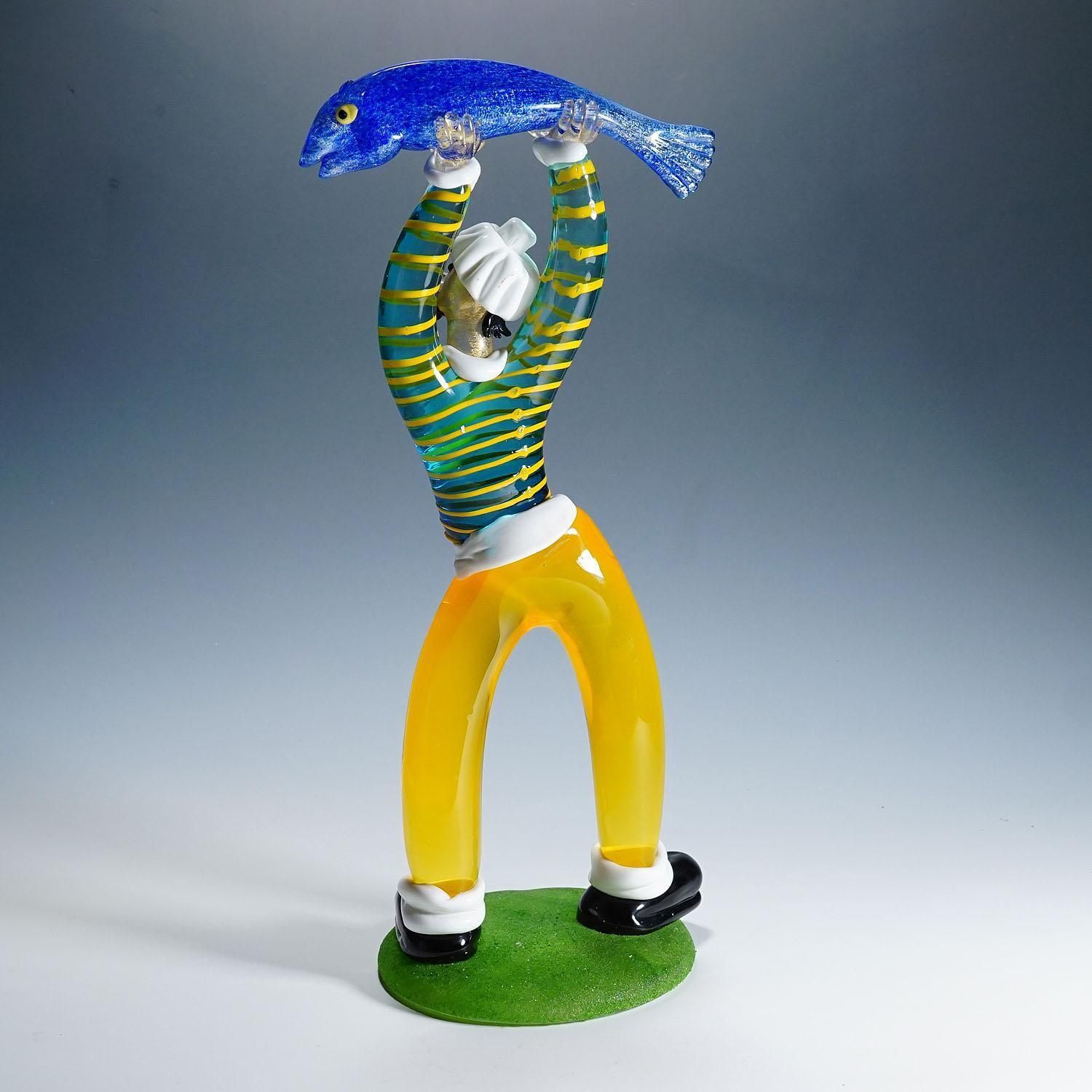 Vintage Murano Glassculpturen Van Anzolo Fuga Voor A.Ve.M., Ca. Jaren 1950 photo vinterior