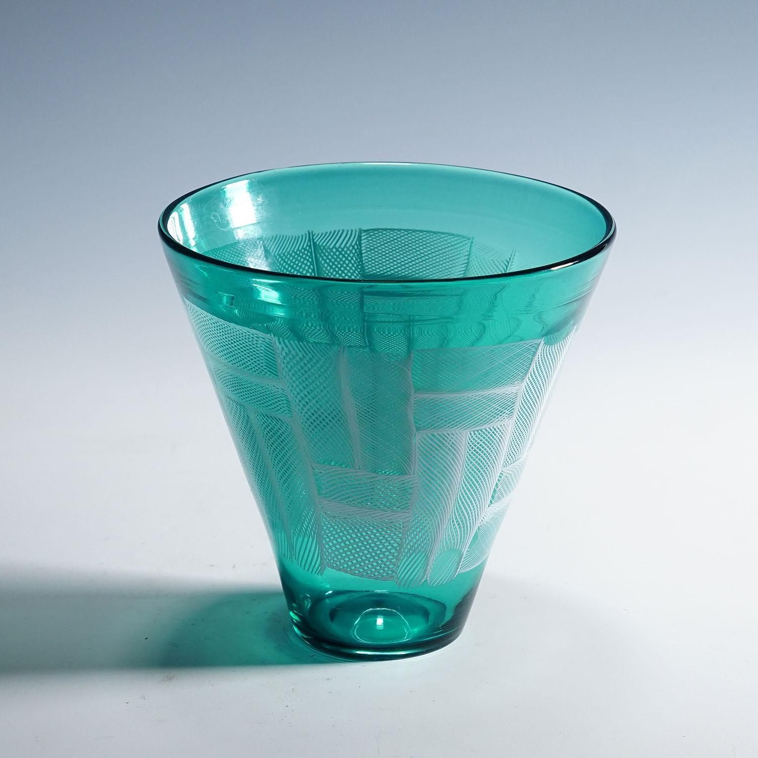 Vase 'Mosaico Zanfirico' By Paolo Venini, Venice Murano 1954 photo Home Decor