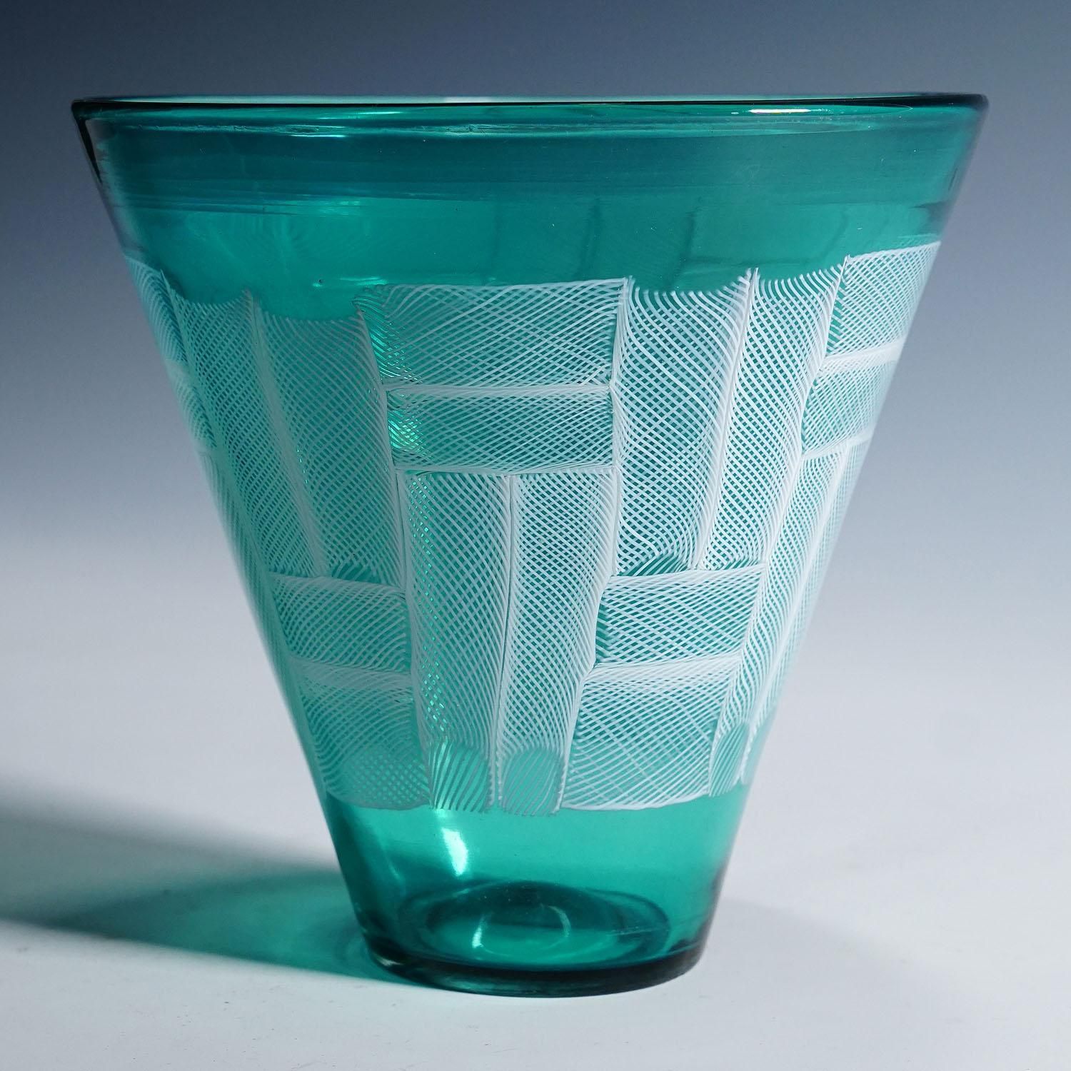 Vase 'Mosaico Zanfirico' By Paolo Venini, Venice Murano 1954 photo 4193.0