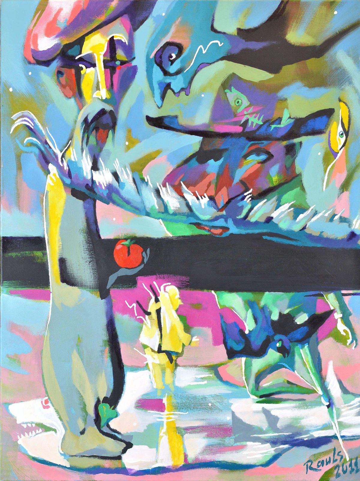 Rauls Zitmaniswaiting For Inspiration… 2011. Acrylic, Canvas. 80x60 Cm2011