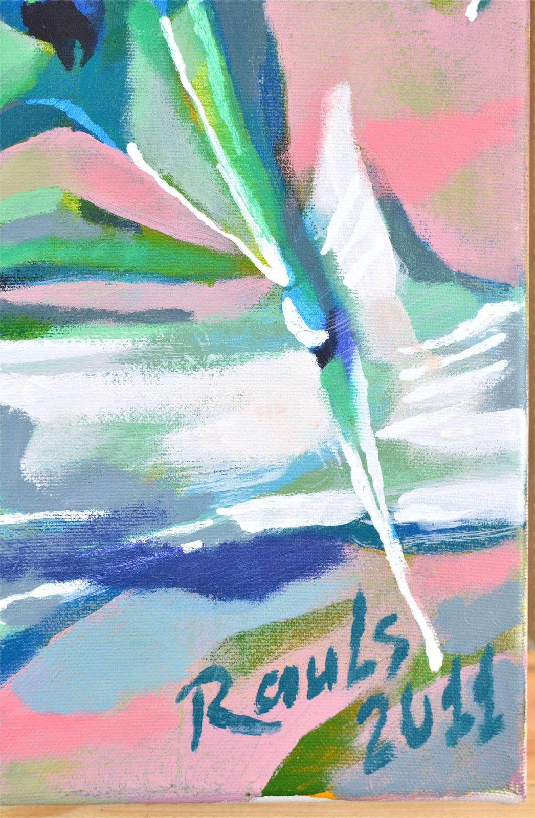 Rauls Zitmaniswaiting For Inspiration… 2011. Acrylic, Canvas. 80x60 Cm2011 photo Art