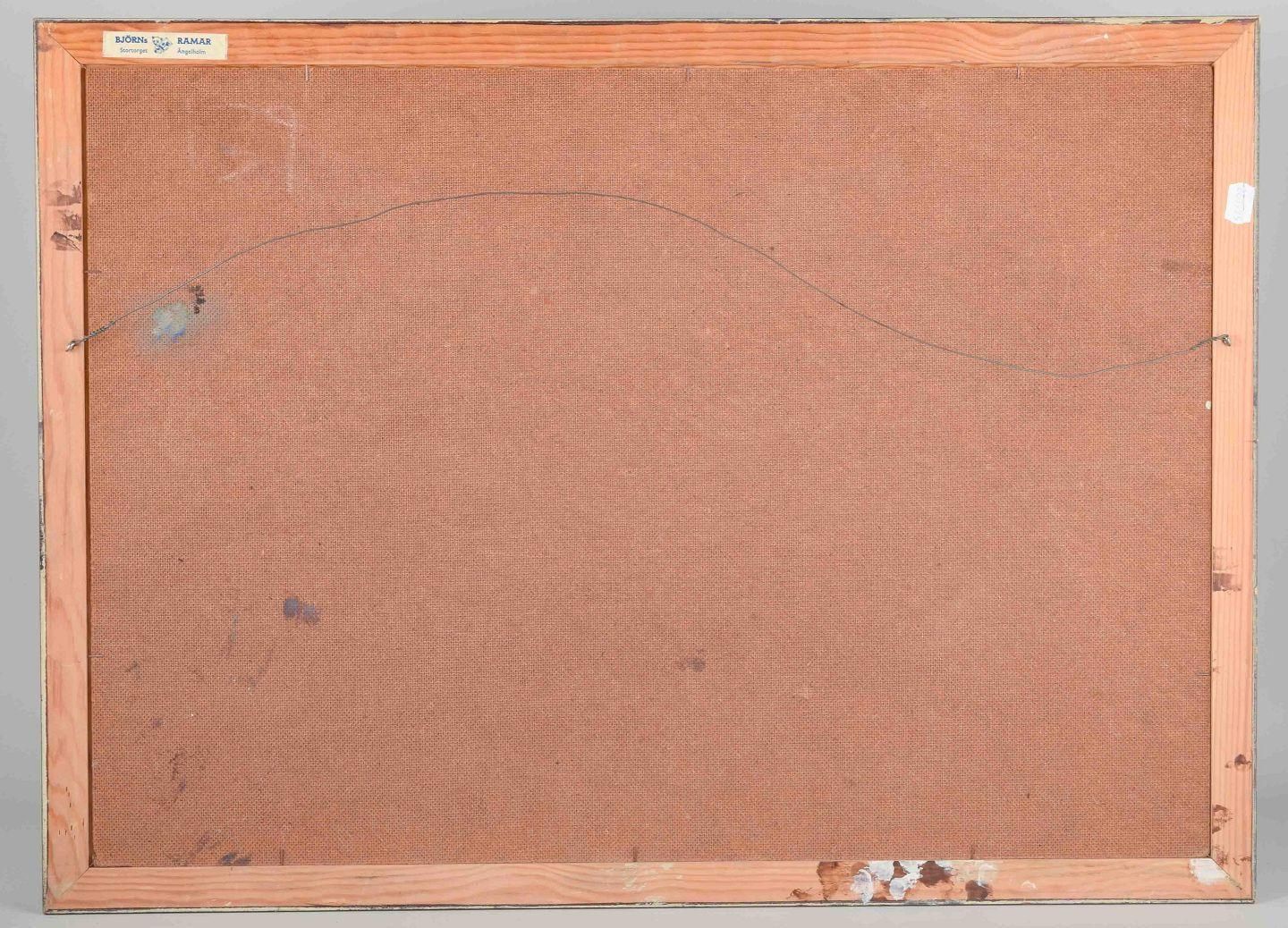 Scandinavian Artist. Oil On Board. Abstract Composition. Mid 20th C. photo Art