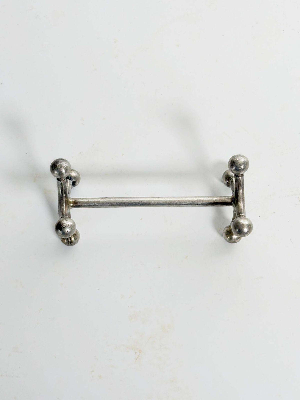 Serie Of 6 Metal Knife Rests, France, 1970 photo vinterior