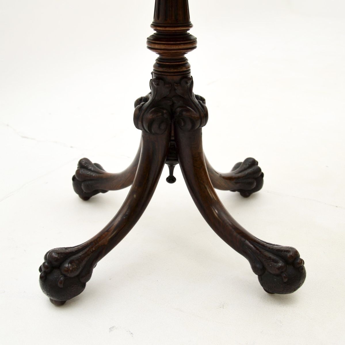 Antique Victorian Revolving Bookcase / Occasional Table In Rosewood photo buy