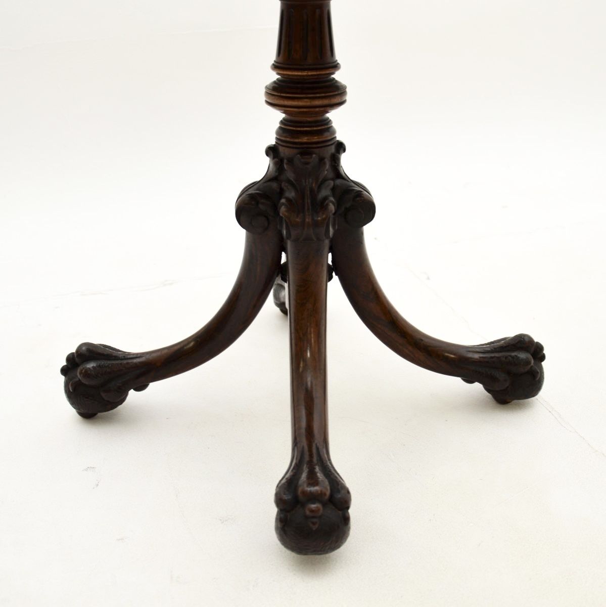 Antique Victorian Revolving Bookcase / Occasional Table In Rosewood photo vintage