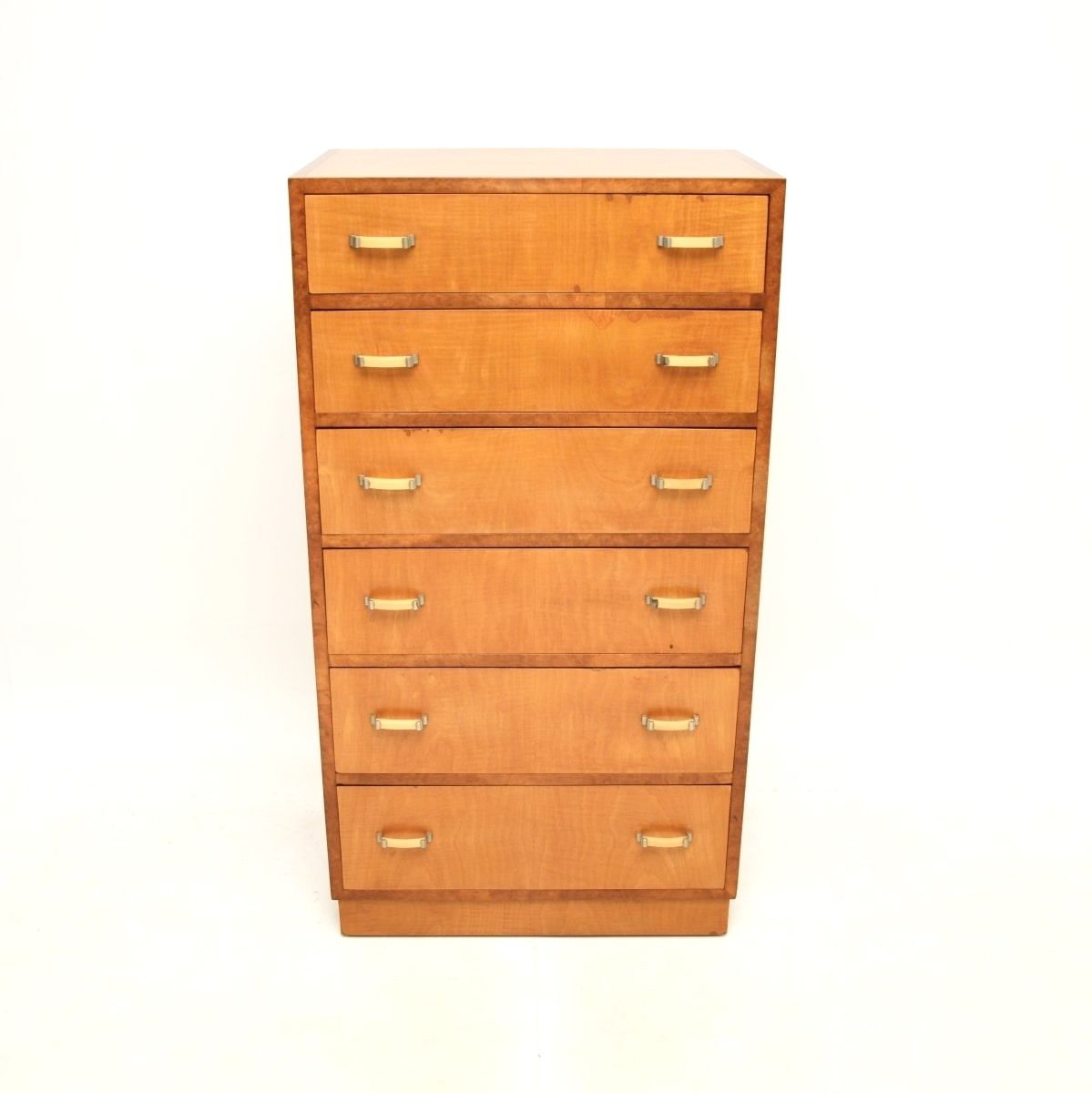 Art Deco Satinwood And Walnut Chest Of Drawers photo Furniture