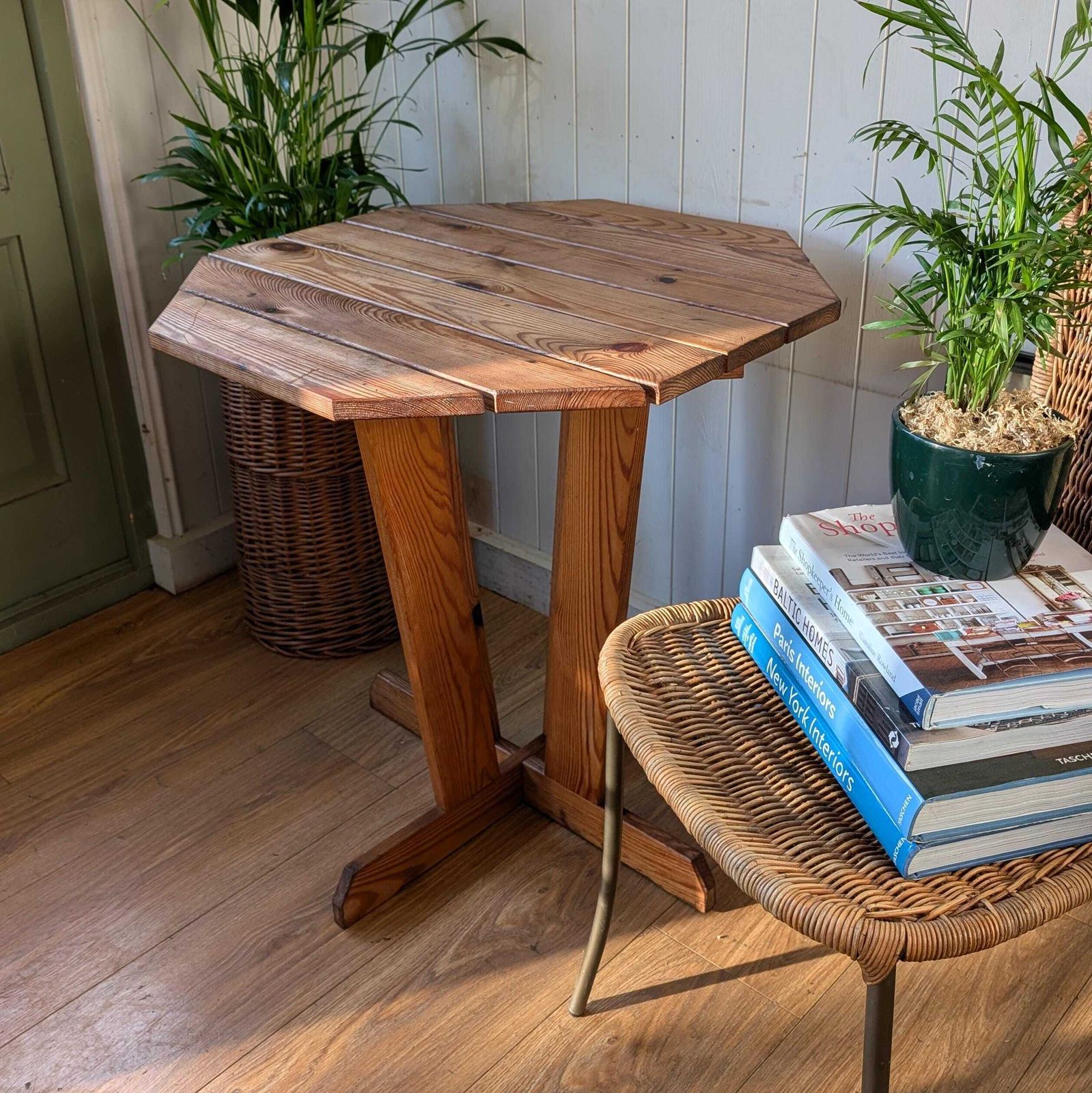 Mid Century Side Table, 1970s, Vintage photo for sale