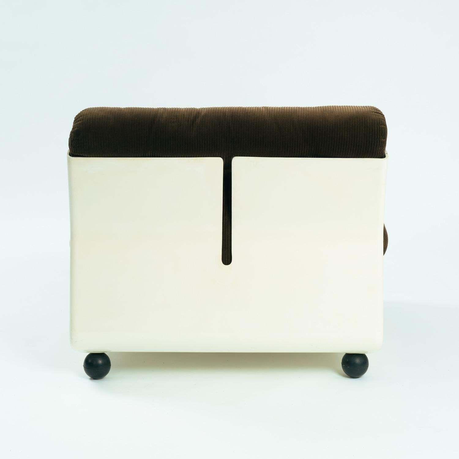 Mario Bellini For C&B Italia Modular 'Amanta' Seating Elements Original Brown Corduroy photo buy