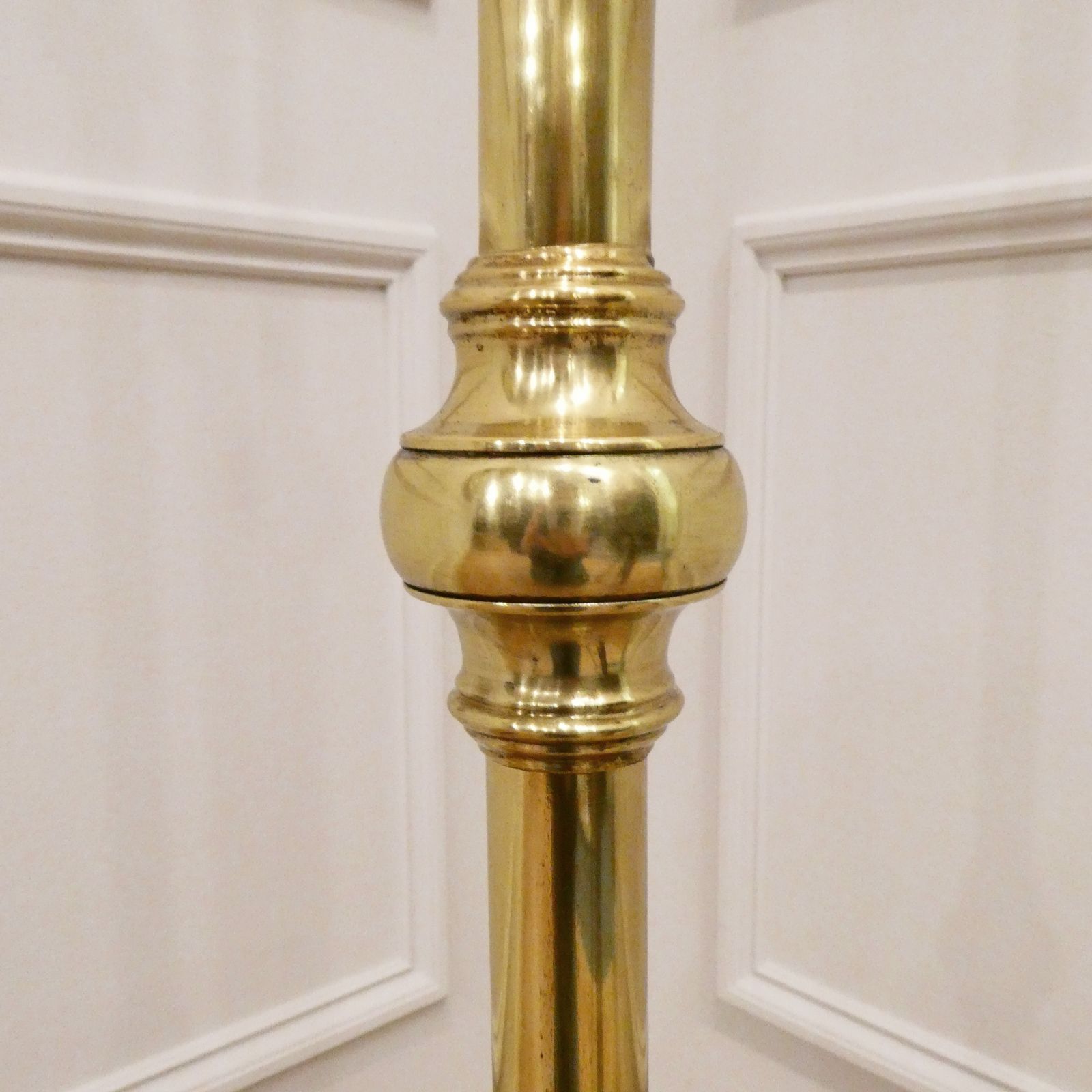 photo furniture Art Nouveau Brass Floor Lamp, 1800s