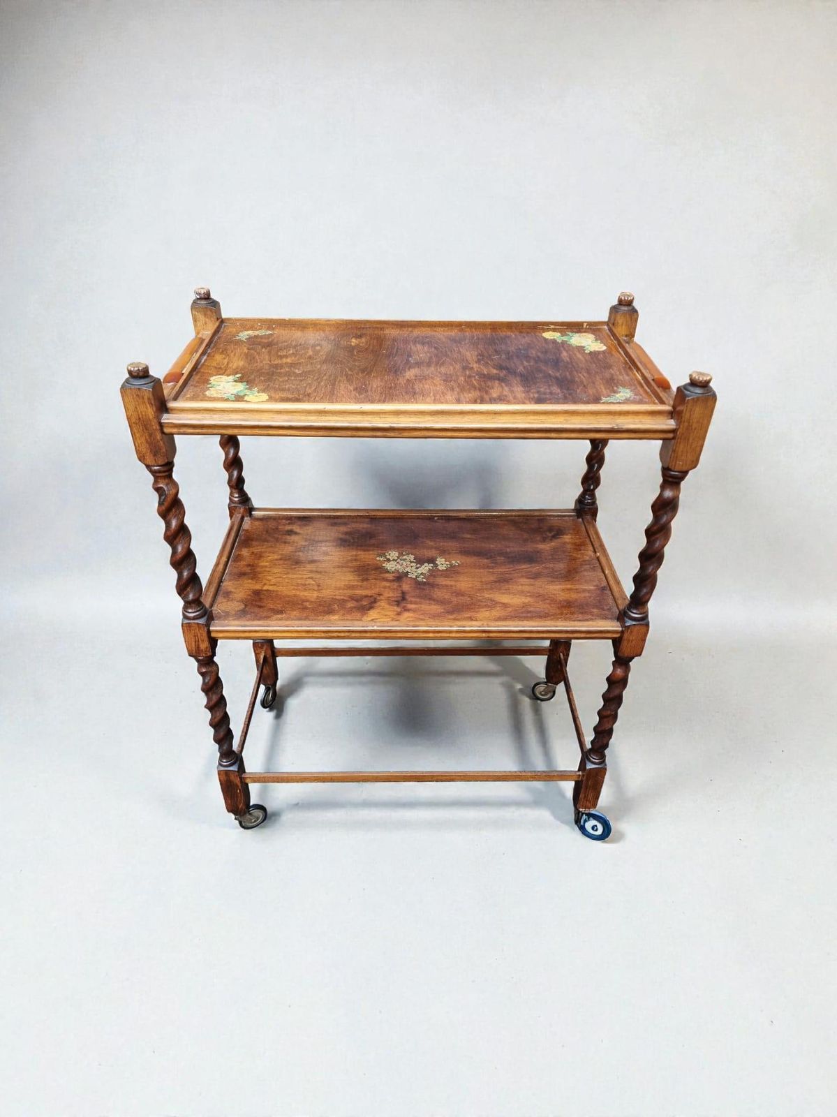 Antique Wooden Tea Trolley / Serving Trolley / Removable Tray / C1920 / Free Delivery photo furniture