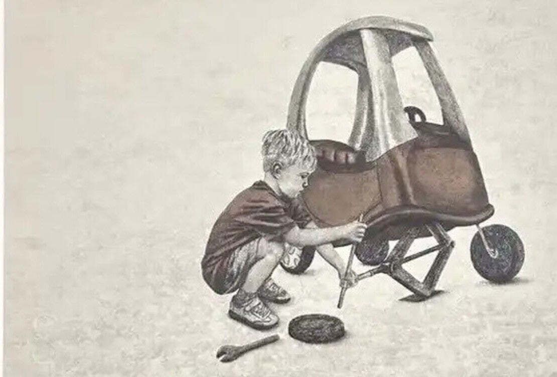Andrew Scott, Mechanic, 2025, 21st Century photo for sale