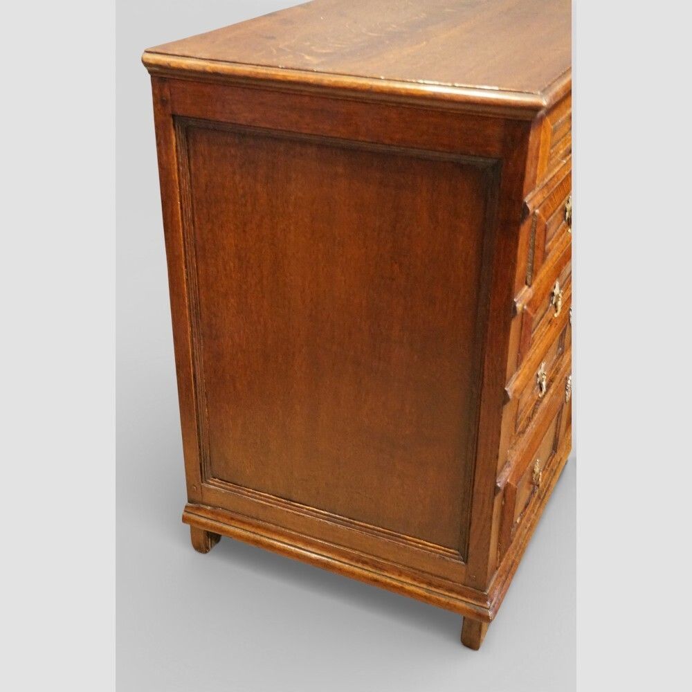 photo for sale Jacobean Oak Chest Of Drawers With Original Brasses, C.1680