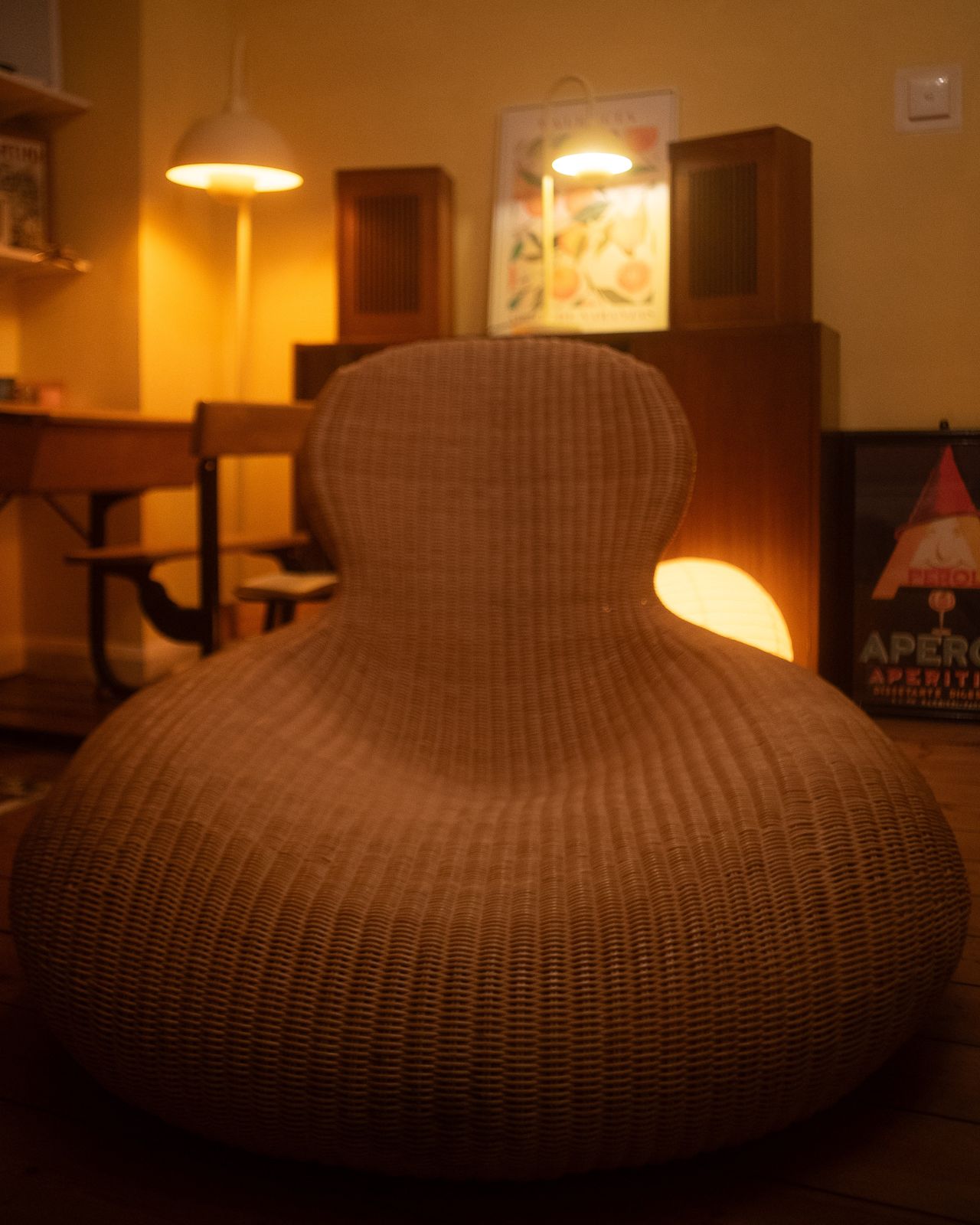 Ikea "Storvik" Rattan Lounge Chair, Carl öjerstam photo for sale