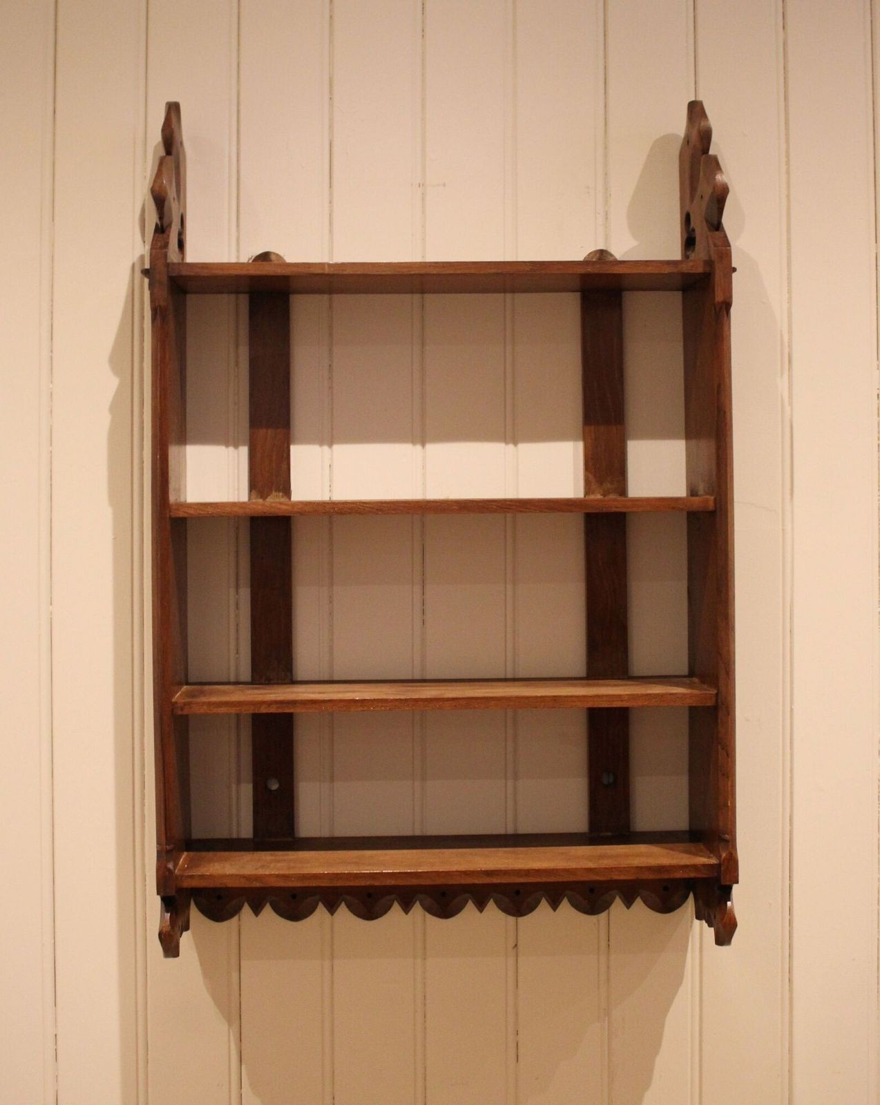Victorian Oak Wall Shelves photo Furniture