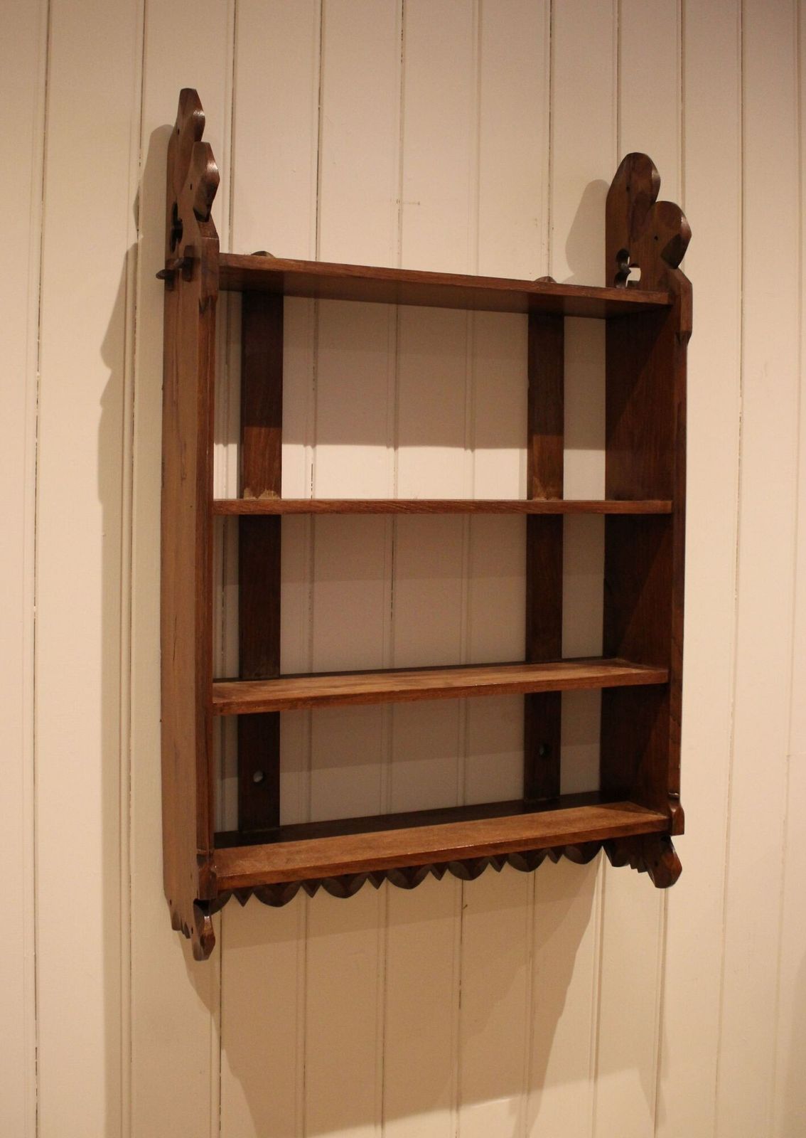 Victorian Oak Wall Shelves photo vinterior