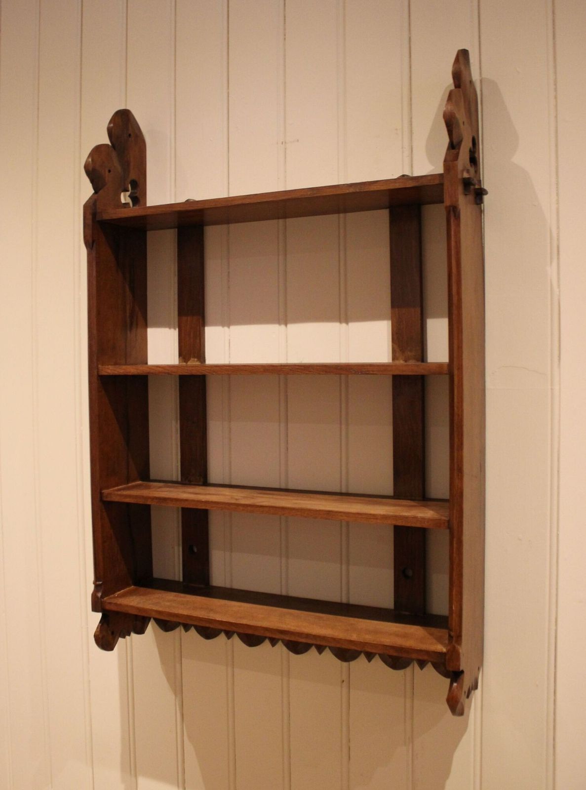 photo for sale Victorian Oak Wall Shelves