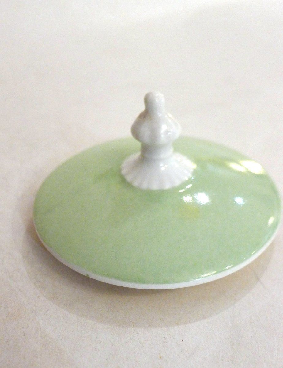 Small Antique Porcelain Teapot By Jean Pouyat, Limoges, France, 1890s photo for sale