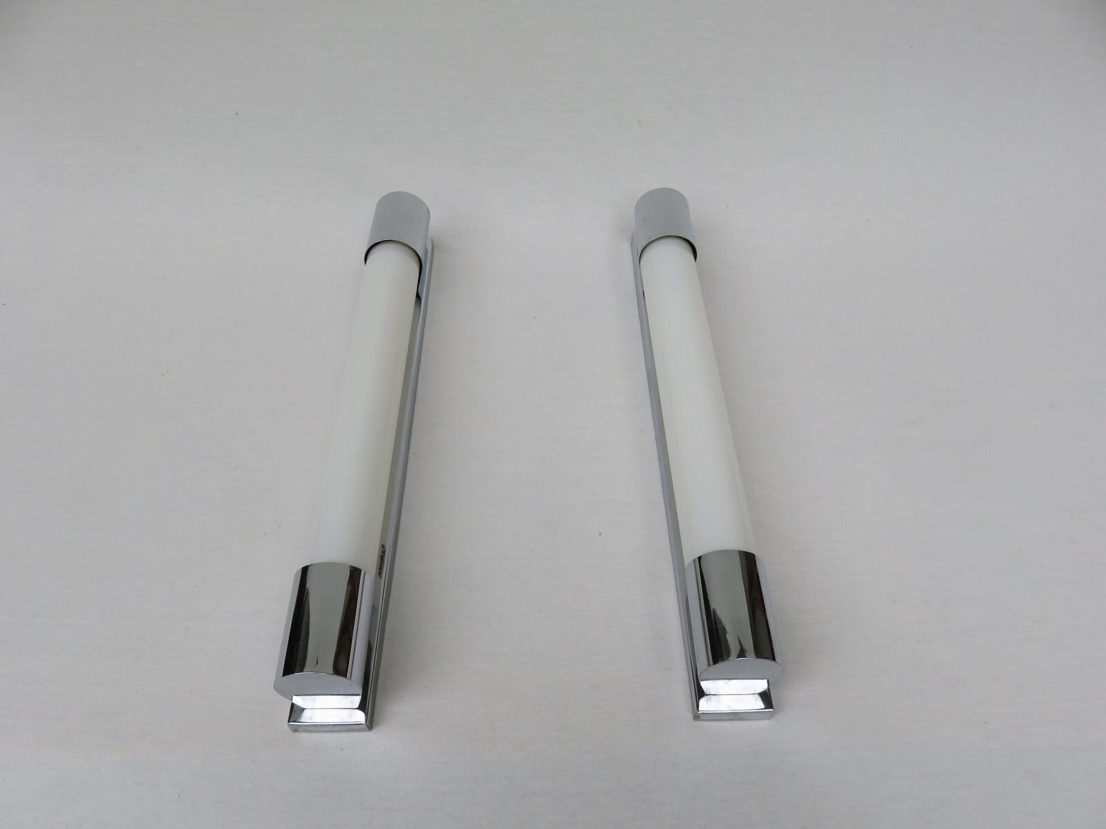 Art Deco Chrome Plated Wall Sconces, Set Of 2 photo furniture