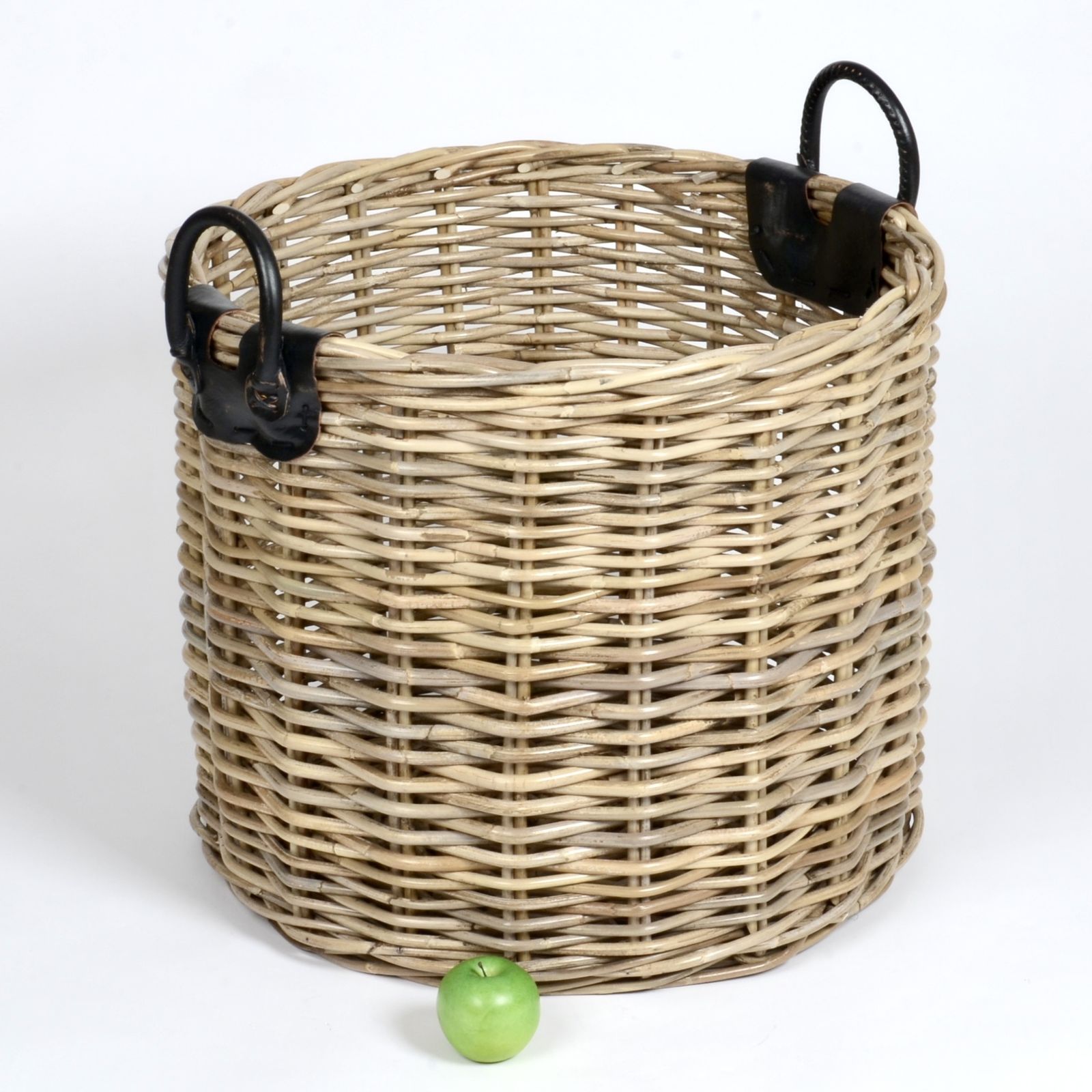 Log Basket Large, Boho photo furniture