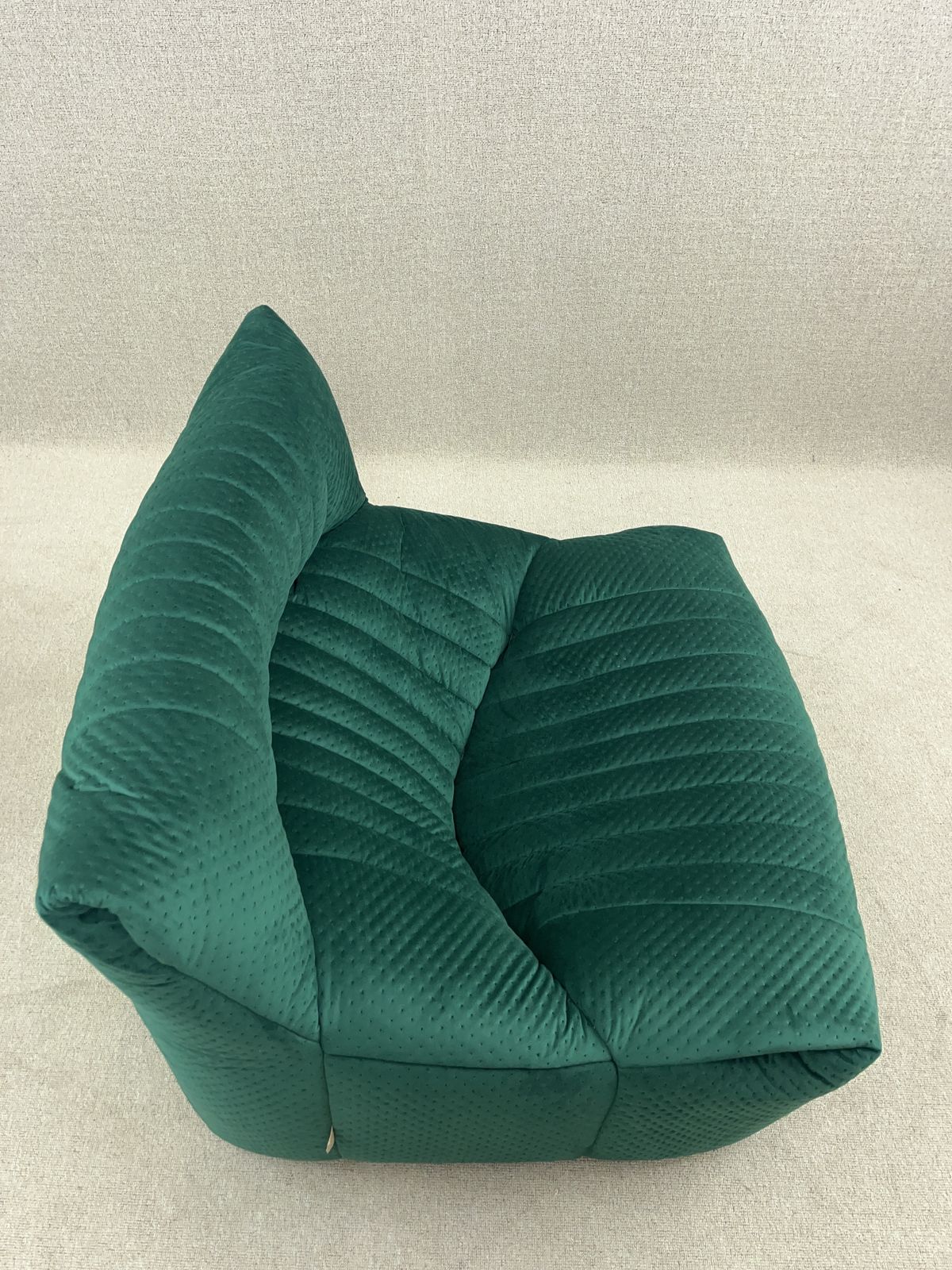Armchair Chair Settee One Seater Green Velvet Aralia From Ligne Roset photo Furniture