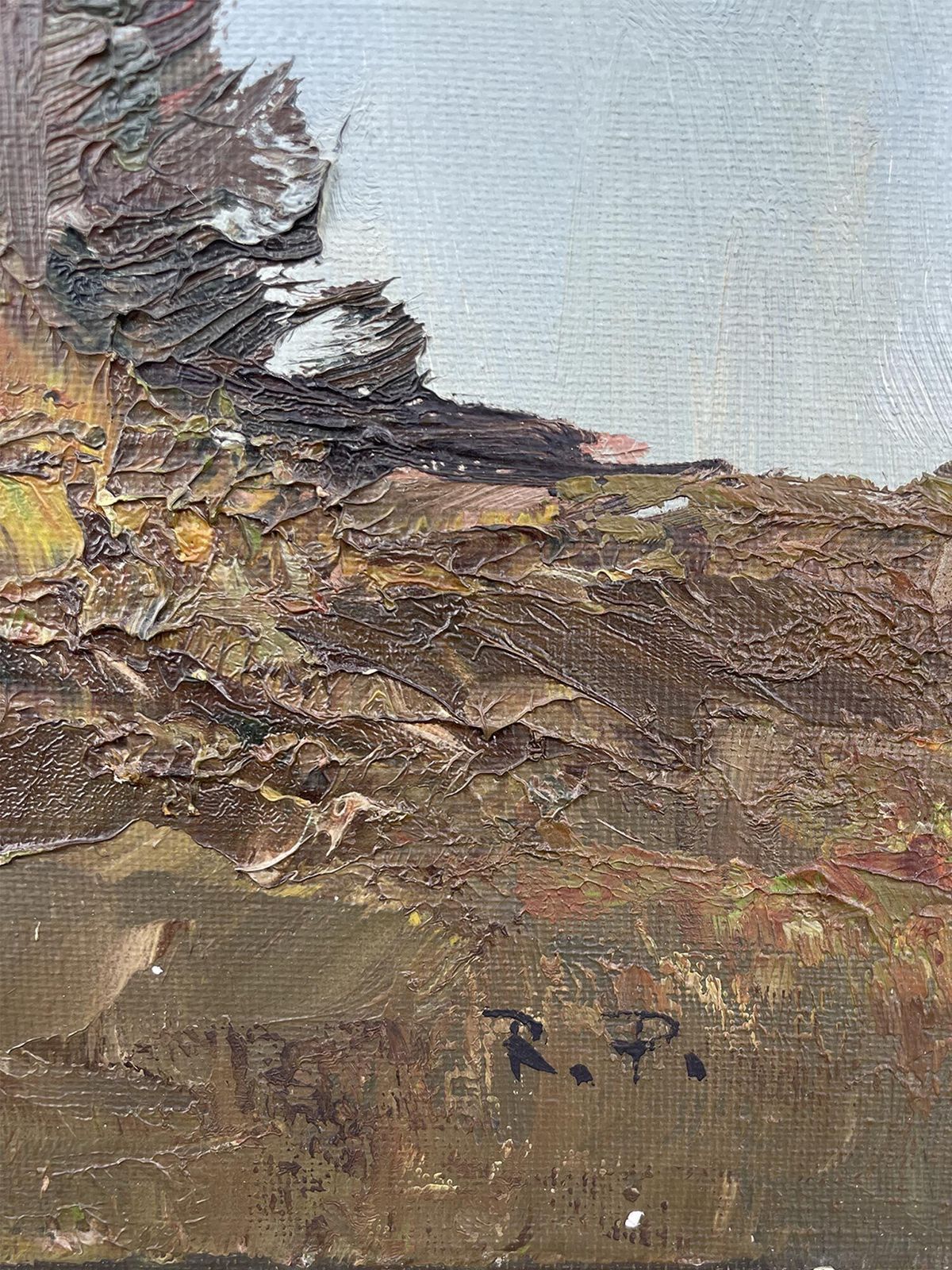 “Cimon Della Pala” – Alpine Landscape Painting Of The Dolomites photo for sale