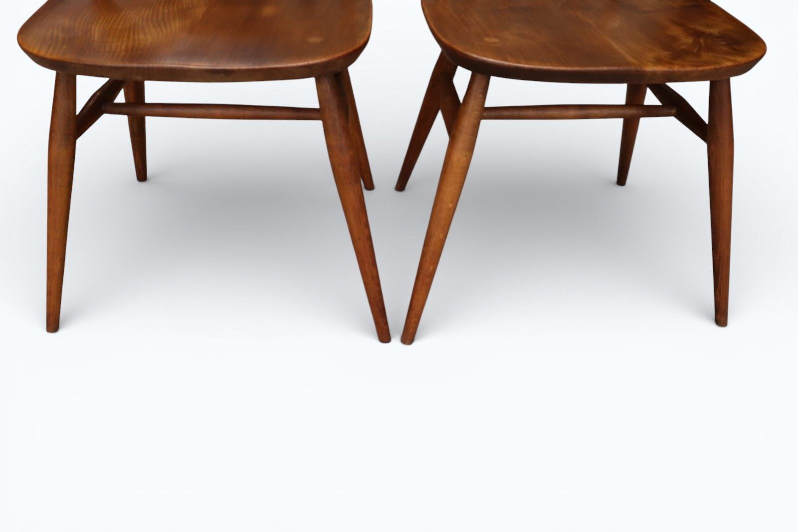 photo for sale Set Of 4 Mid Century Ercol Goldsmith Dining Chairs Elm & Beech 1960s