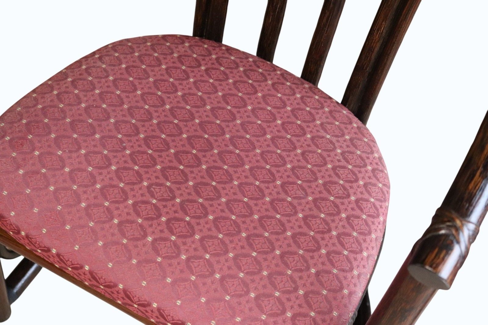 Pair Of Mid Century Bentwood Bamboo Dining Chairs Rohe Noordwolde Style 1970s photo vinterior