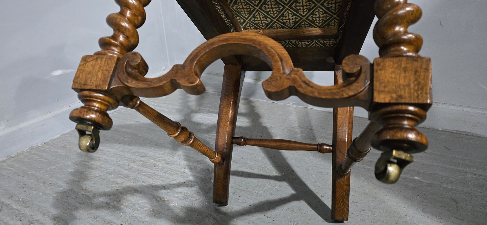 Wonderful Walnut Hall Chair, 1800s photo vinterior