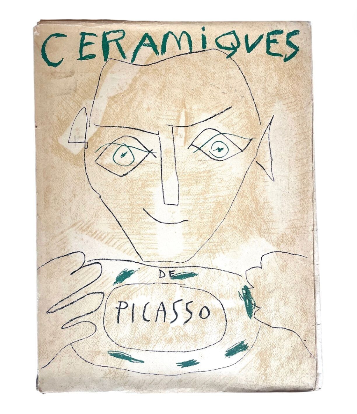 A Framed Lithographic Plate From The 1948 Swedish, Limited Edition Portfolio Of Only 200  “Ceramiques De Picasso” photo 825.0