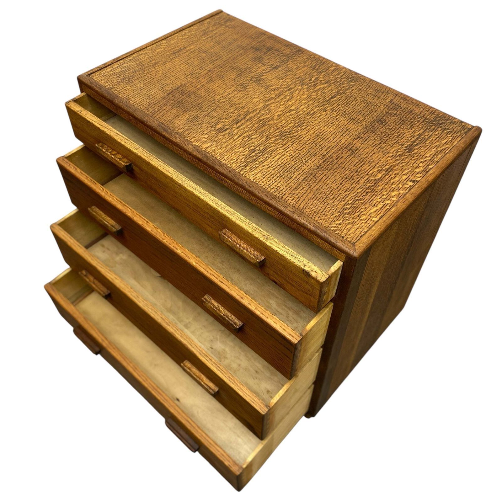 1940s Utility Oak Chest Of Drawers photo Furniture