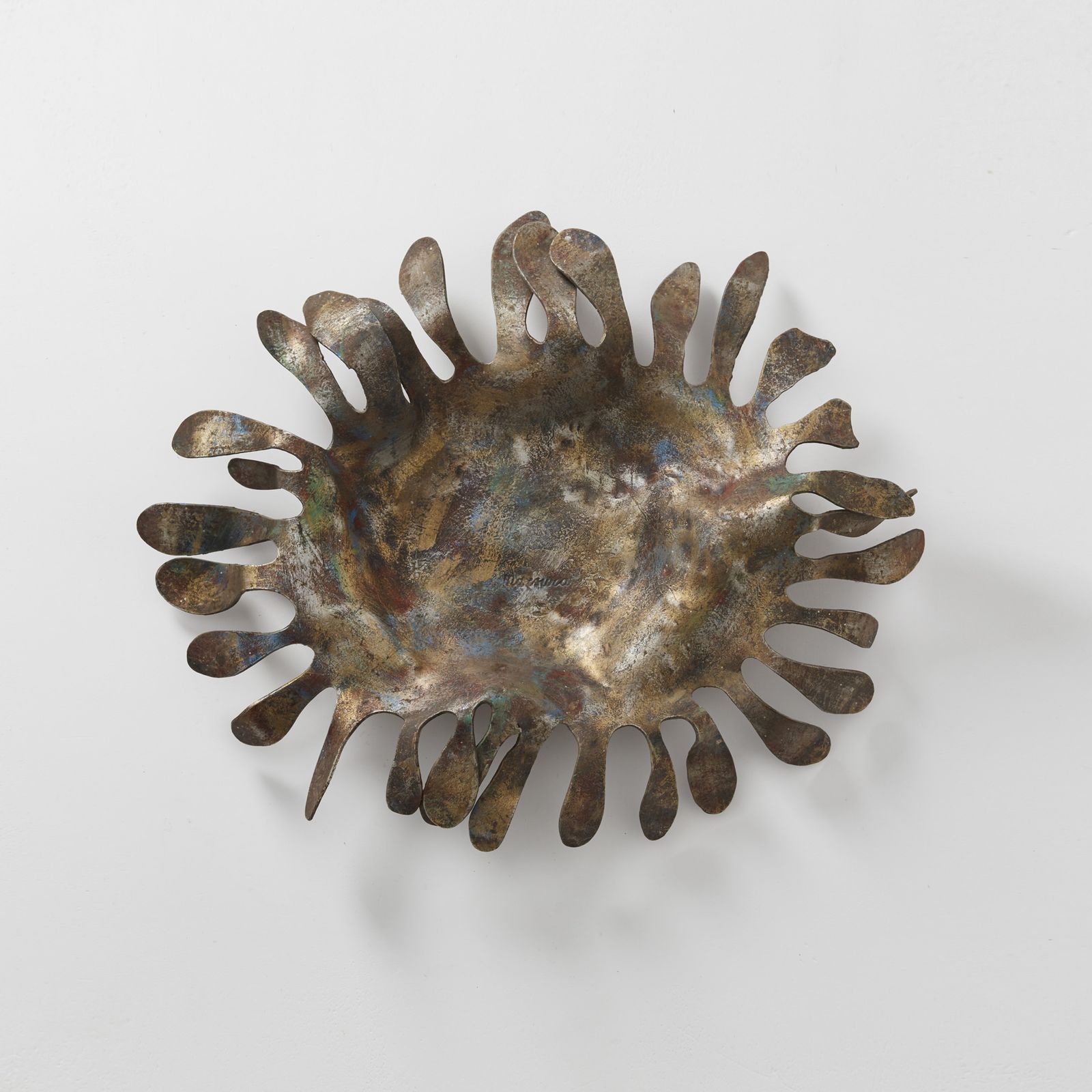 Salvino Marsura Chrysanthemum Bowl Treviso, Italy, 1970s