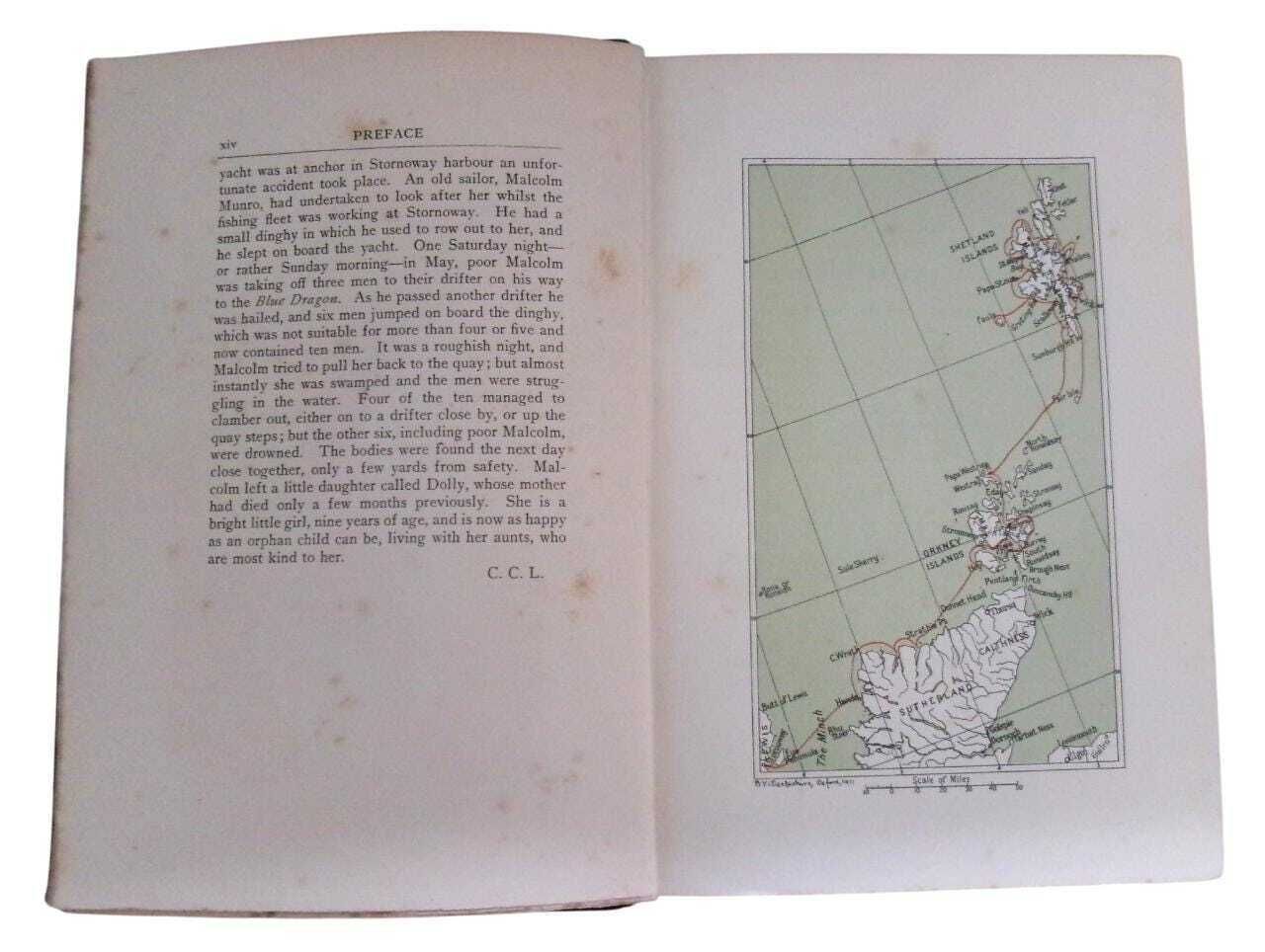 1911 Yachting Travelogue Log Of The Blue Dragon II, Orkney & Shetland, First Edition, Antique Travel photo 92.0