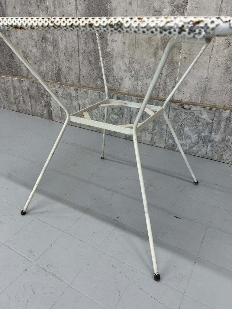 Metal Garden Perforated Square Table photo buy