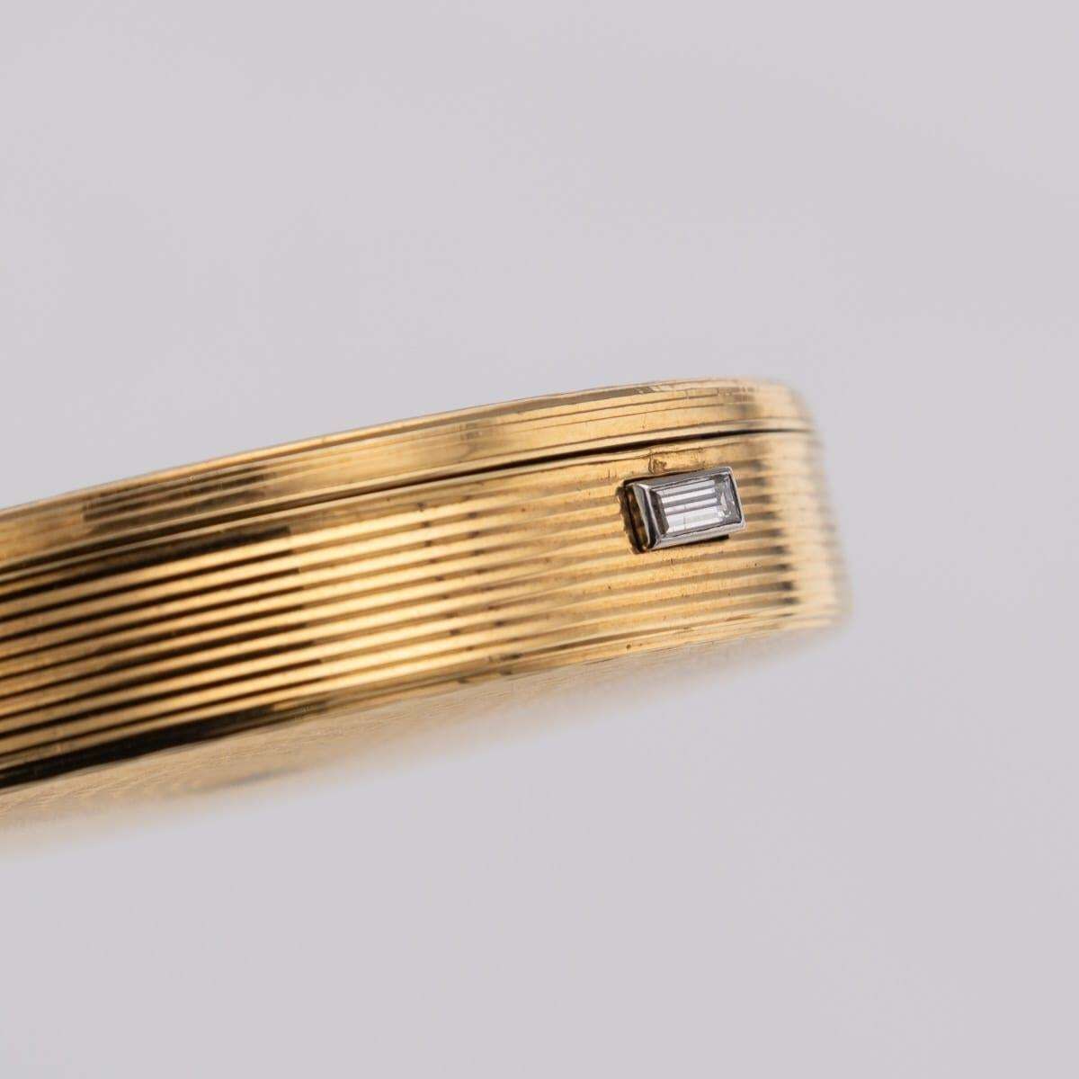 Home Decor Art Deco Compact By Jacques Cartier, 18k Gold & Diamond, France, 1929 photo
